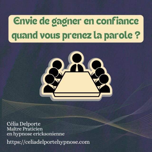 La prise de parole vous effraie ? 🫣
#hypnoseericksonienne 
#hypnosevaldemarne 
#hypnose94 
#hypnosethérapeutique 
#hypnoseadolescents 
#hypnoseenfant 
#hypnosedependance 
#changement
#dėveloppementpersonnel
#bienetre
#therapiebreve