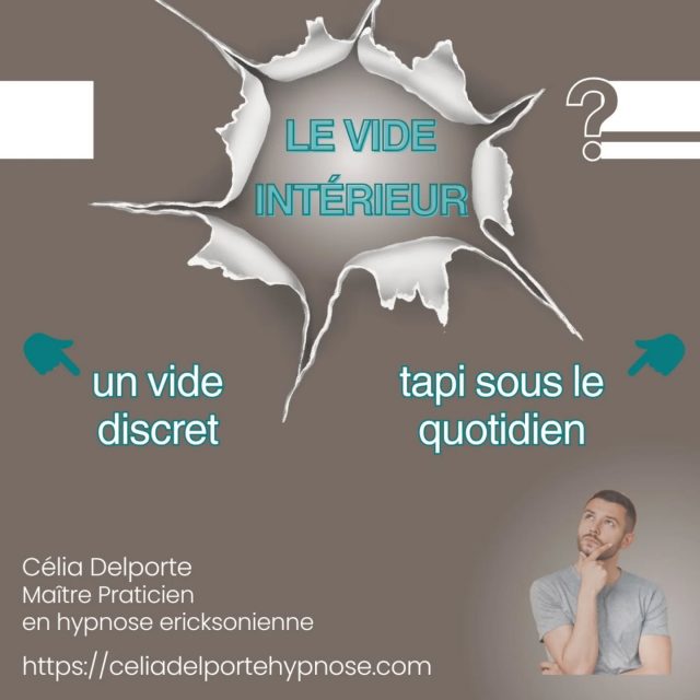 Le vide intérieur 😶‍🌫️
#hypnosevaldemarne 
#hypnose94 
#hypnosethérapeutique 
#hypnoseericksonienne 
#hypnothérapeute 
#hypnoseenfant 
#hypnosedependance 
#hypnosealcool