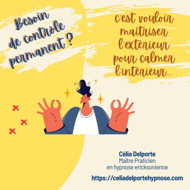 Besoin de contrôle permanent ? 🧐
#hypnoseericksonienne 
#hypnosevaldemarne 
#hypnose94 
#hypnosethérapeutique 
#hypnoseadolescents 
#hypnoseenfant 
#hypnosetabac 
#hypnosedependance