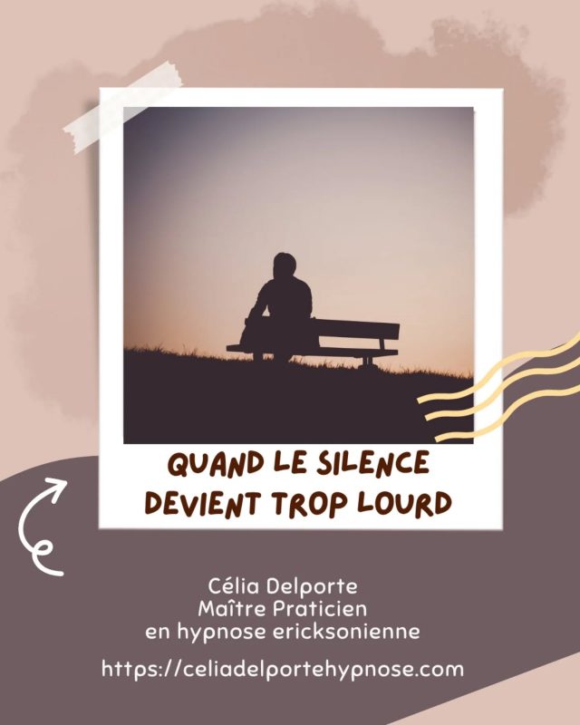 Quand le silence devient trop lourd... 😮‍💨
#hypnoseericksonienne 
#hypnosevaldemarne 
#hypnose94 
#hypnosethérapeutique 
#hypnoseadolescents 
#hypnoseenfant 
#hypnosedependance 
#hypnosetabac 
#hypnosesommeil