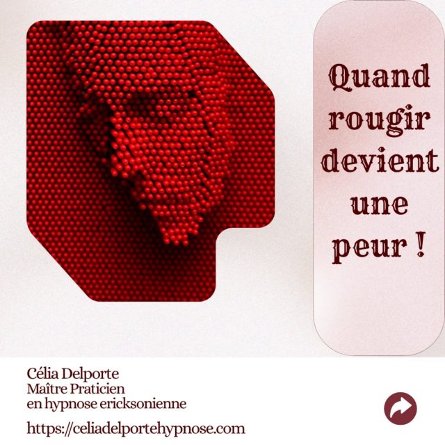 Quand rougir devient une peur... 😳
#hypnoseericksonienne 
#hypnosevaldemarne 
#hypnose94 
#hypnosethérapeutique 
#hypnoseadolescents 
#hypnoseenfant 
#hypnosedependance 
#changement
#dėveloppementpersonnel
#bienetre
#therapiebreve