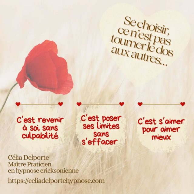 Se choisir 🥰
#hypnoseericksonienne 
#hypnosevaldemarne 
#hypnose94 
#hypnoseadolescents 
#hypnoseenfant 
#hypnosedependance 
#hypnosetabac 
#hypnosesommeil