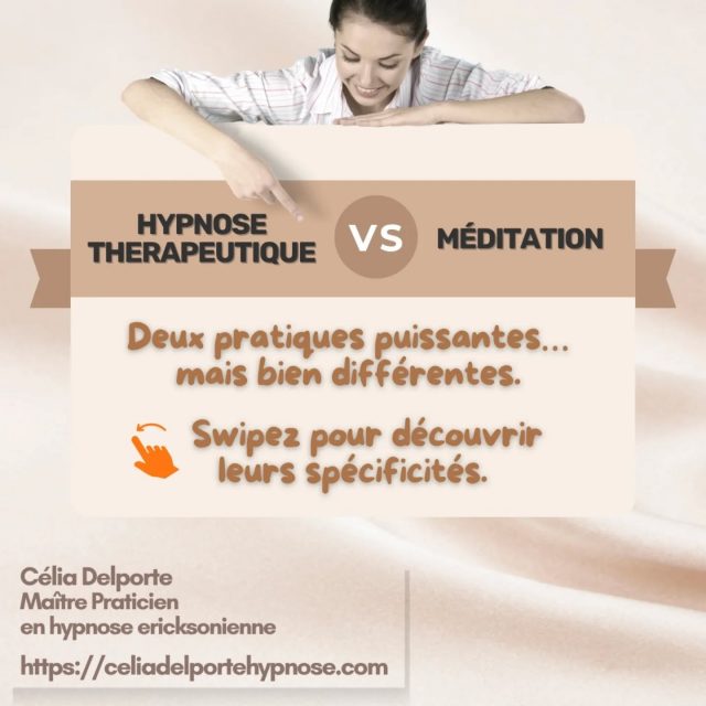 Hypnose VS Méditation 🪷
#hypnoseericksonienne 
#hypnosevaldemarne 
#hypnose94 
#hypnosethérapeutique 
#hypnoseadolescents 
#hypnoseenfant 
#hypnosedependance 
#changement
#dėveloppementpersonnel
#bienetre
#therapiebreve