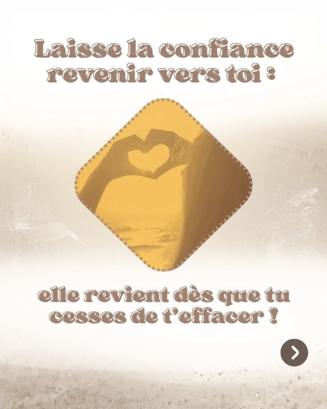 Laisse la confiance revenir vers toi 🫶🏻
#hypnoseericksonienne 
#dėveloppementpersonnel
#bienetre
#therapiebreve
#hypnosedependance